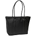Heritage Women's Leather Zip Top Computer Tote (Closeout) (Black )