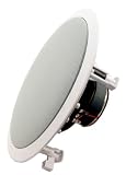 Absolute HCS602 6.5-inch 8ohm 2 way round In-Ceiling Mount Speakers with 30mm Silk Tweeters