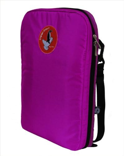 Engage Green Eco-Friendly Recycled PET Slim Fit Laptop Bag in Fuchsia/Black