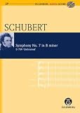Produkt-Bild: Sinfonie Nr. 7 h-Moll: "Unvollendete" (fr&uuml;her Nr. 8). D 759. Orchester. Studienpartitur + CD.: Eulenburg+pocket Score AND Audio CD (Eulenburg Audio+Score)