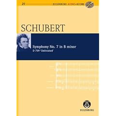 Sinfonie Nr. 7 h-Moll: "Unvollendete" (fr�her Nr. 8). D 759. Orchester. Studienpartitur + CD.: Eulenburg+pocket Score AND Audio CD (Eulenburg Audio+Score)