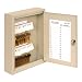 Buddy Products Key Cabinet, 30 Hooks, Steel, 3 x 12 x 10 Inches, Platinum (0130-6)