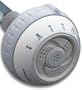 Waterpik Original 6-Mode Massage Showerhead, White #SM-621