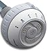 Waterpik SM-621 Power Original Shower Massage Showerhead, 1/2 in, 2.5 Gpm, 3-1/4 in Face Dia, 6 Spray Functions, White