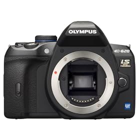 Olympus Evolt E620 12.3MP Live MOS Digital SLR Camera with Image Stabilization and 2.7 inch Swivel LCD (Body Only)