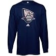 adidas New Jersey Nets Navy Blue Primary Logo Long Sleeve T-shirt