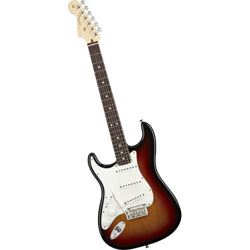 Fender American Standard Stratocaster® Left Handed Electric Guitar, 3 Tone Sunburst, Rosewood Fretboard