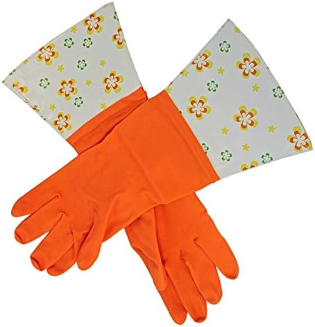Fu Global 15 Inch Cuff Latex Gloves-Large