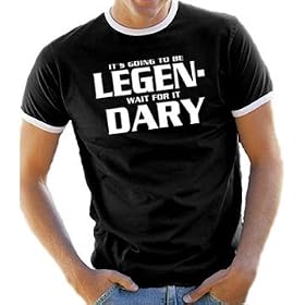 How I met your Mother - Legendary Contrast / Ringer T-Shirt S-XXL diff. Color