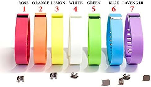 Pengaz Replacement Summer Vivid Color Wristband with Clasp for Fitbit Flex Activity and Sleep Tracker