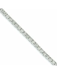 Genuine 14K White Gold White Gold Diamond Bracelet 13 Grams Of Gold 100% Satisfaction Guaranteed.