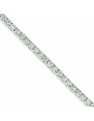 4.2 Carat 14K White Gold Diamond Bracelet
