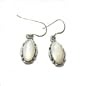 Sterling Silver and Mother Of Pearl Dangle Earrings