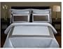 5 PC California King Cal King Chocolate Blue 100% Egyptian cotton Duvet Cover Set