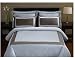 5 PC King Chocolate Blue 100% Egyptian cotton Duvet Cover Set