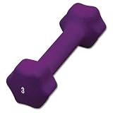 Champion Barbell 3 lbs. Purple Neoprene Dumbbells - B0000APCM0