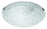 Trio 607800100 Deckenleuchte, 1xE27, max.60W, D.30cm, Halterungen Nickel m., Acryl klar
