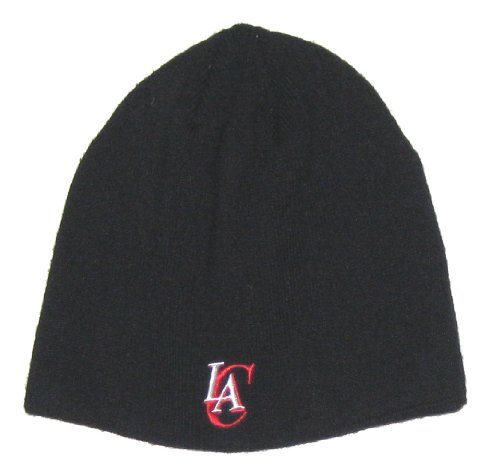 Los Angeles Clippers NBA Reebok Black Classic Cuffless Knit Beanie Hat