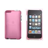 CLEAR HARD PINK PLASTIC CASE FOR APPLE IPOD TOUCH ITOUCH 2nd 3rd GEN 2G/3G 8GB, 16GB, 32GB, 64GB