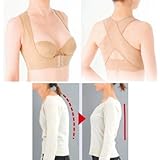 Chest Brace Up Prevent Humpback Correct Posture Corset Bra X Strap Vest (M)