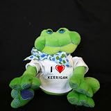 Plush Frog (Thad Polz) toy with I Love Kerrigan