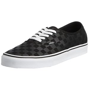 Vans Authentic Mens Size 8 Black Canvas Athletic Sneakers Shoes