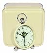 Roger Lascelles, Cream Bedisde Floral Alarm Clock
