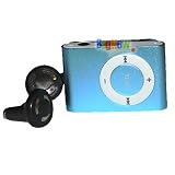 Electronics : 2GB Mini MP3 Player (Blue) with 28" Lanyard
