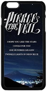 Vivid Color with Image from Band pierce the veil Quotes Hard Plastic Printed Case Cover for iphone 6 4.7" Black 022712