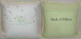 Froggy - Yellow - Decorator Pillow - Frog w/ Yellow Chenille Cord