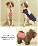 Kwik Sew Dog Jacket Dress Hat Visor & Collar with Tie Pattern By The Each