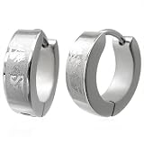 41jiM%2Ba5PRL. SL160  Stainless Steel Dragon Huggie Hoop Earrings