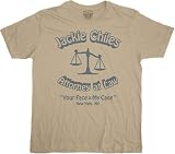 Seinfeld Jackie Chiles Attorney at Law Men's Tan T-Shirt Tee
