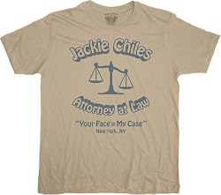 Seinfeld Jackie Chiles Attorney at Law Men's Tan T-Shirt Tee