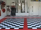 Tools & Hardware : Garage Floor Tiles in Checker Pattern 40 sq.ft. Complete Kit.