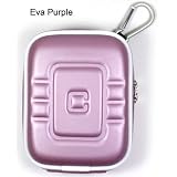 Assorted Color Nikon Coolpix L19 L20 L18 L15 L14 Digital Camera Carrying Case + Screen Protector Kit (Eva Purple)