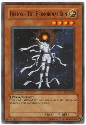 YuGiOh The Dark Emperor Structure Deck Helios-The Primordial Sun SDDE-EN005 Common images