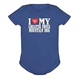 I LOVE Greater Swiss Mountain Dog ベビーボディ