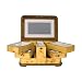Jewelry : High Gloss Finish Jewelry Chest with Burlwood with Mapa Inlay