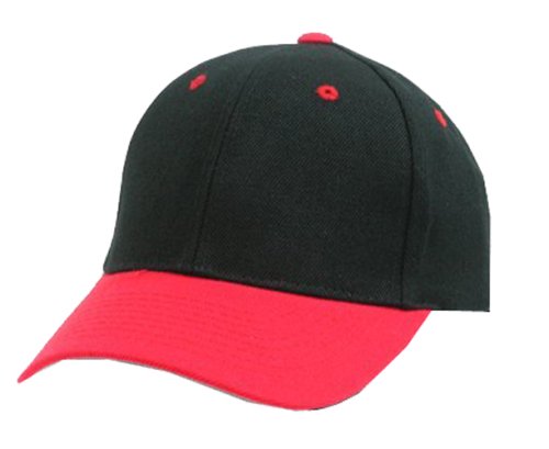 - 	 Plain Blank Baseball Hats Adjustable Velcro Caps (Many Colors Available)