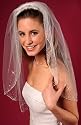 1-Layer, Rhinestone & Crystal Veil