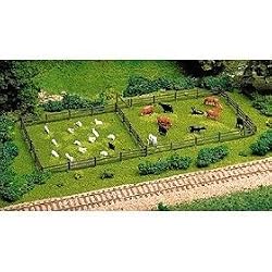 HO Rustic Fence & Gate, 72"