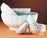 Pillivuyt 171134 Ribbed Bowl - 13.25 Inch, 4.5 qt.