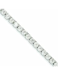 3.2 Carat 14K White Gold Diamond Bracelet