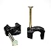 RG-11 COAXIAL CABLE RG-7 RG-8 NAIL CLIPS CABLE ORGANIZER Indoor / Outdoor RC-6-RG-8 RG-11 Coax Cable Clips pack of 10