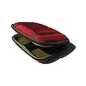 Stylish Durable & Compact Red Hard Shell Case for Nintendo Dsi, DS & DS Lite w/ Internal Pocket for Accessories