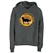 Sweatshirt Woman Dark Silver " Happiness Is Labradoodle " Dog