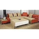 Quilted Beige 35x82" Bonded or Classic Micro Suede Sectional Sofa Cover Pad