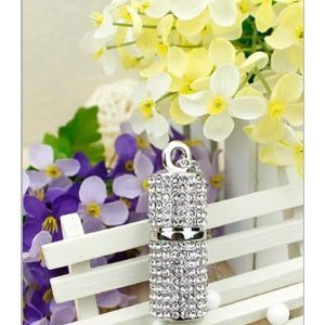 Jewelry Memory Mickey Mouse Jewelry  Lipstick Crystal Drive Case Quality Flash