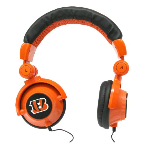 NFL Cincinnati Bengals Team Logo DJ Headphone